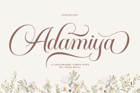 Adamiya: A Handwritten Font That Builds Brand Warmth