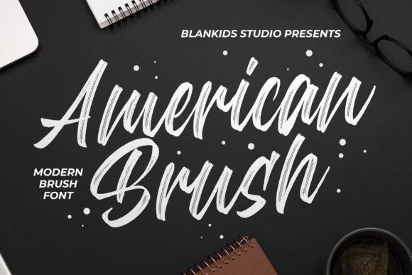 American Brush: A Playful, Handmade Script Font for Branding