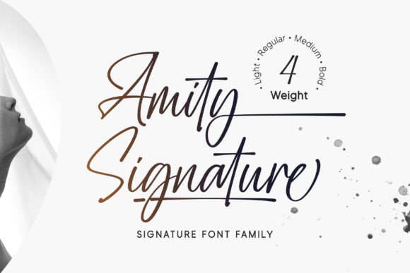Amity Signature: A Thoughtful Display Font for Digital Brands