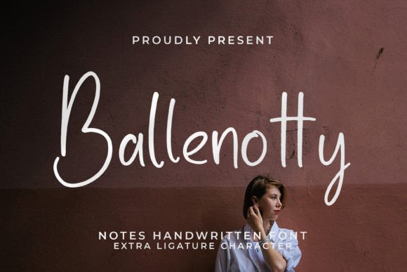 Ballenotty: A Handwritten Font That Feels Like a Quiet Conversation