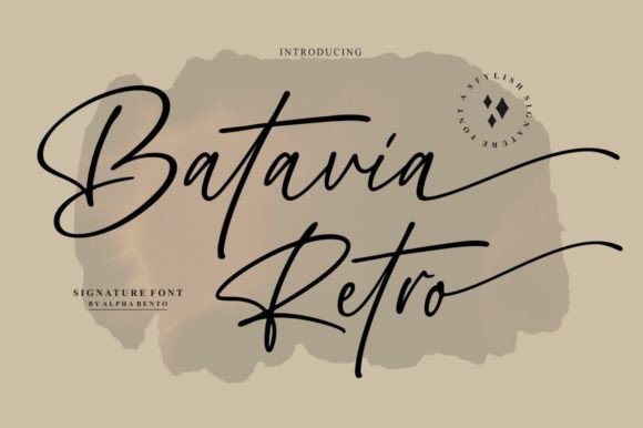 Batavia Retro: A Handwritten Font for Modern Web Design