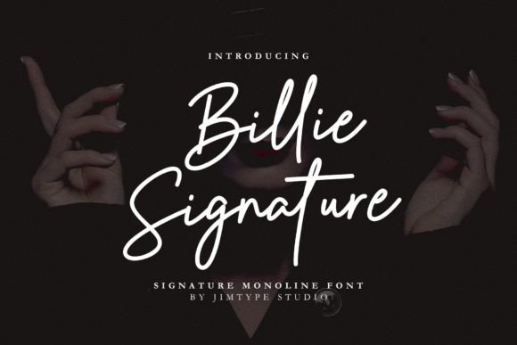 Billie Signature: A Refined Script Font for Digital Branding