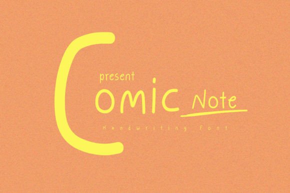Comic Note: A Playful Script Font for Scroll-Stopping Marketing
