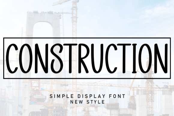 Construction Font: A Sweet, Friendly Touch for Your Brand