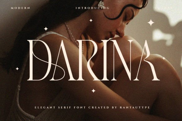 Darina: A Modern Display Serif Font for Campaign Headlines