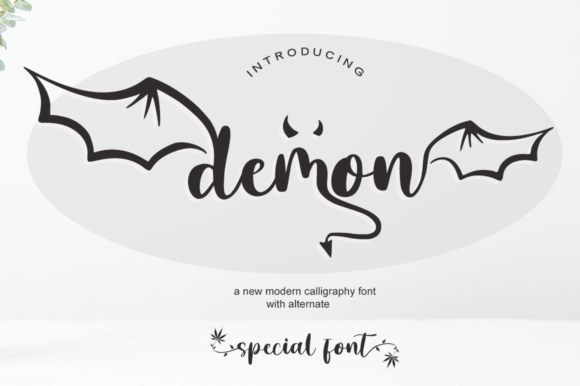 Demon Handwritten Font for Crafters & Sellers