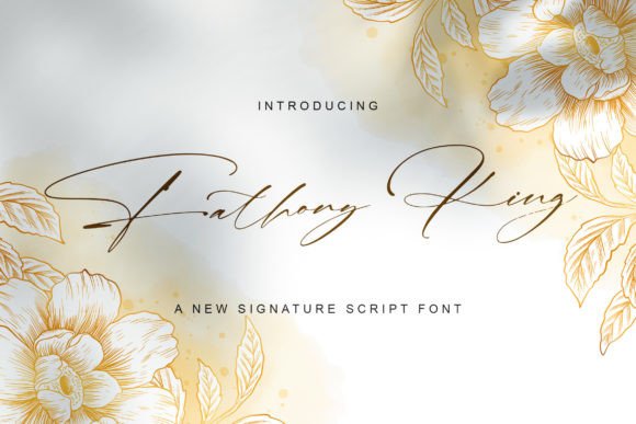 Fathony King: A Handwritten Script Font That Elevates Campaign Visuals