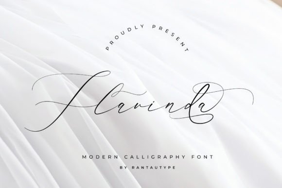 Flavinda: A Dainty Handwritten Font for Digital Branding