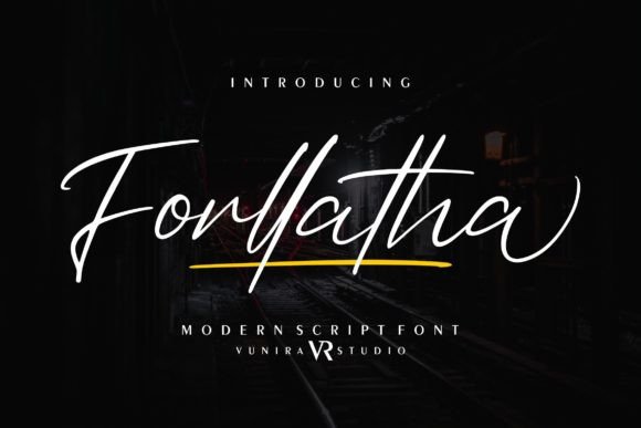 Forllatha: A Light Handwritten Font That Elevates Digital Branding