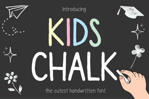 Kids Chalk: A Playful Script Font for Warm Editorial Moments