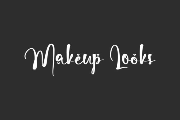 Makeup Looks Font: A Playful Script for Digital Branding