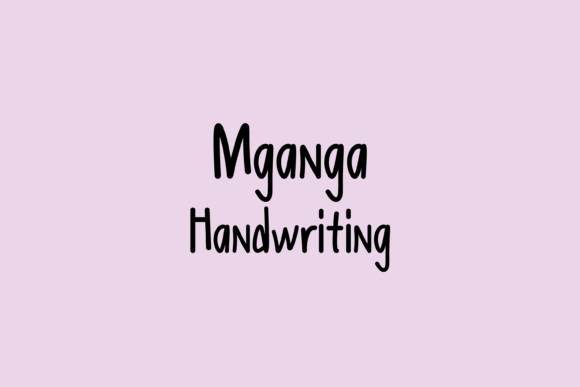 Mganga: A Friendly Handwritten Font That Makes Campaigns Feel Human