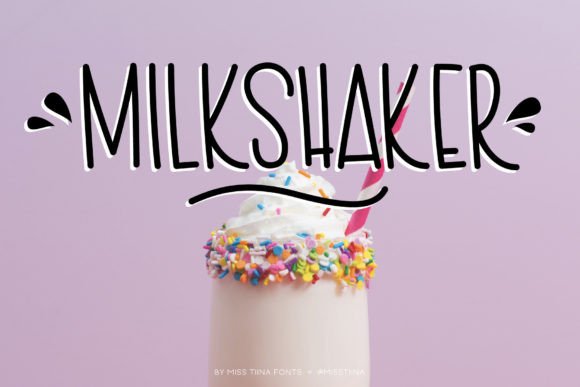 Milkshaker: A Playful, Polished Script Font for Real Small Business Branding