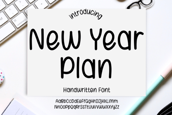 New Year Plan: A Handwritten Font That Feels Like a Fresh Start