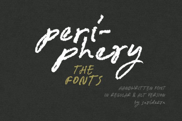 Periphery: A Hand-Drawn Script Font for Authentic Digital Branding