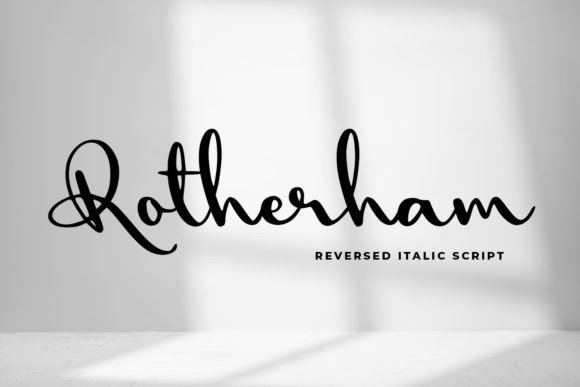 Rotherham: An Elegant Handwritten Font for Authentic Brand Identity