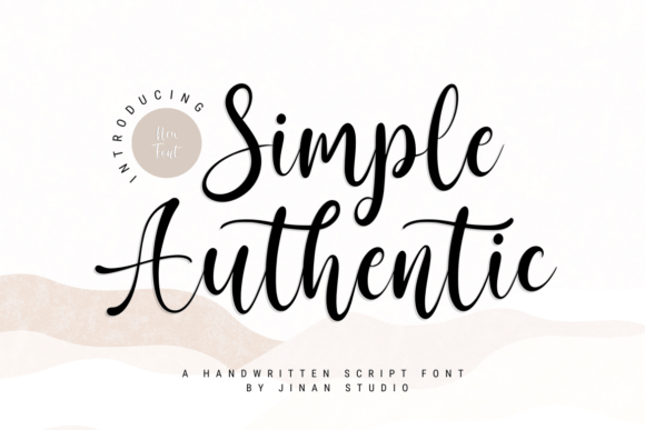 Simple Authentic: A Handwritten Font That Feels Like Home