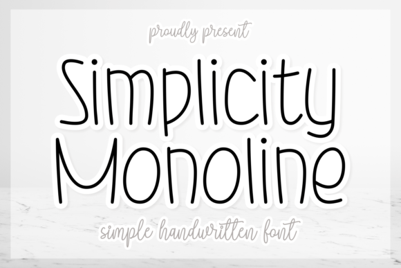 Simplicity Monoline: A Friendly Handwritten Font for Scroll-Stopping Campaigns
