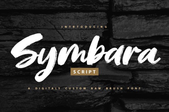 Symbara: A Bold Handwritten Font for Editorial Warmth