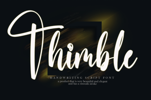 Thimble: A Contemporary Handwritten Font for Editorial Design
