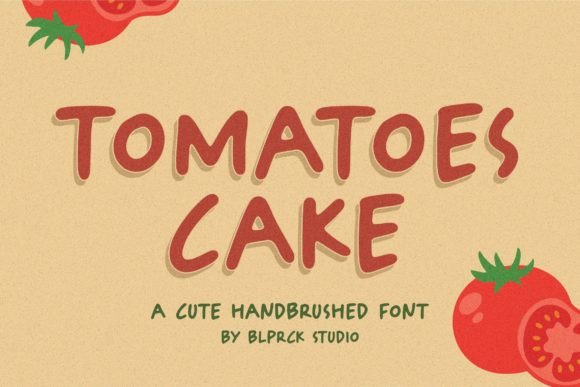 Tomatoes Cake: A Modern Script Font That Elevates Your Brand